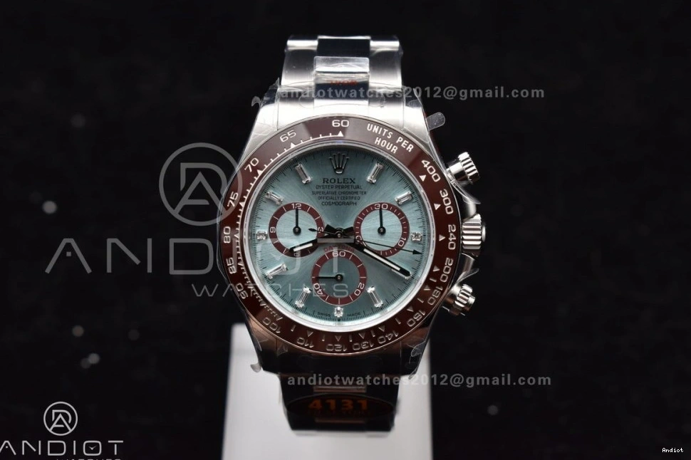 SH4131 Marker Dial Edition QF Braclet Best Blue Crystal 1:1 on Ice YG V5 126506 Daytona SS 0310